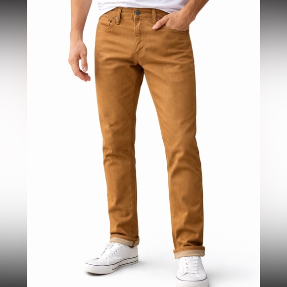 GAP Other - RARE GAP Kaihara Selvedge Slim Tan Men’s 36 x 32 Jeans Pants Khaki